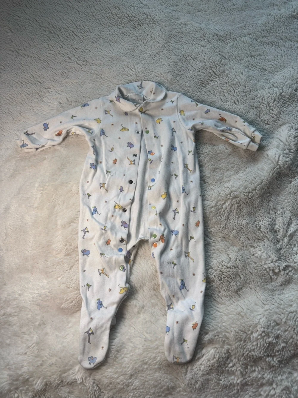 Vintage Carter’s x John Lennon “Realms of Gold” Baby Footie Sleeper